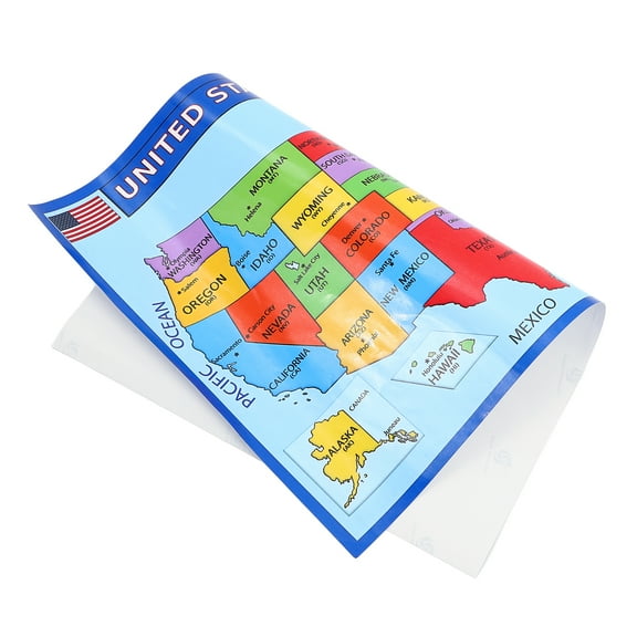 unbranded 2 Pcs United States Poster US Map for Travel Hanging