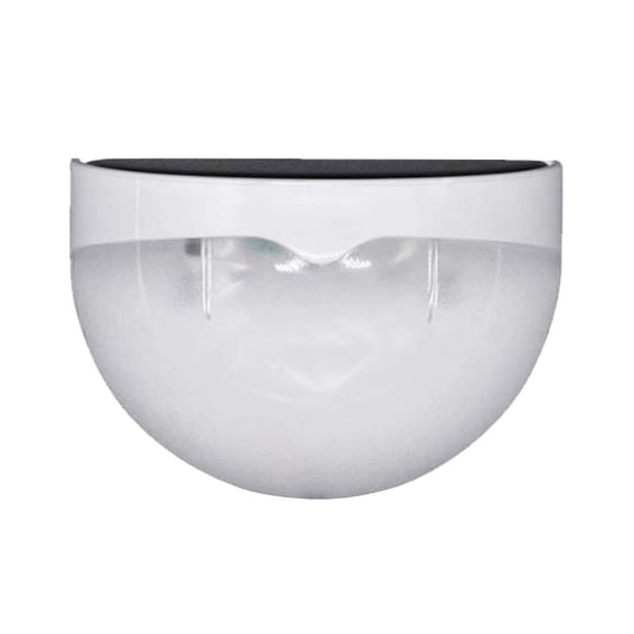 unbranded 2 Pcs Wall Outdoor Light Fixture Solar Garden Lights Waterproof White