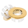 thumbnail image 1 of 2pcs Copper Sink Overflow Cover for Bathroom Kitchen Basin Drain Hole Insert Cap Sinks Trim Ring, 1 of 8