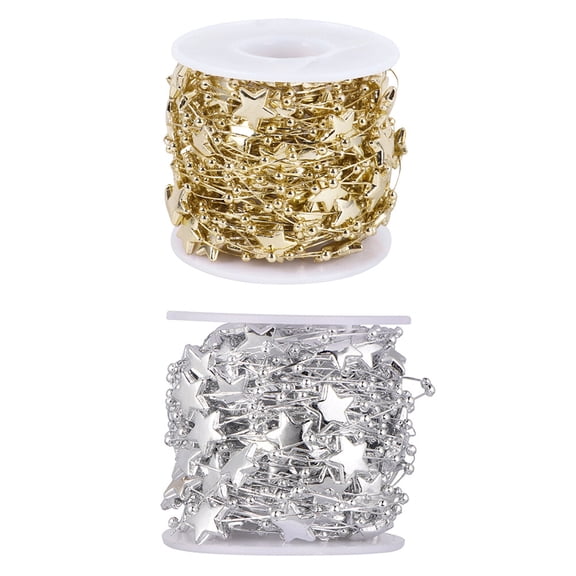 unbranded 2 Rolls Christmas Garlands Chain Beads Advent Calendar