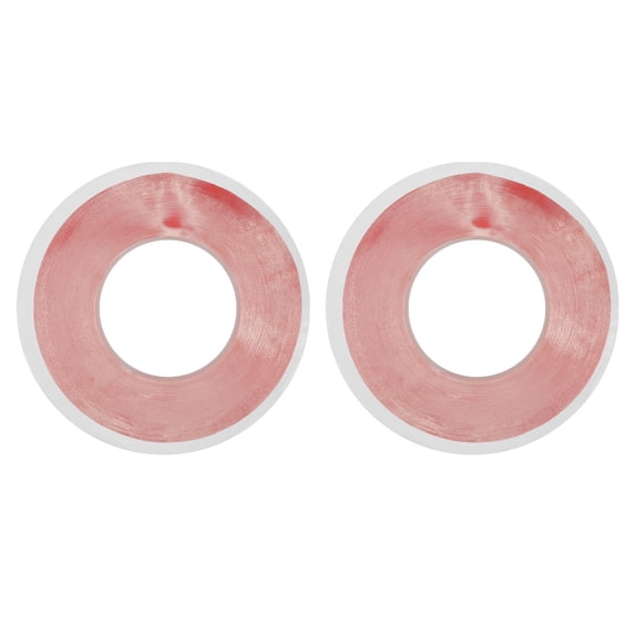 LITINKIMI Double-Sided Tape Red Pet 2 Rolls 1968.5X0.06In