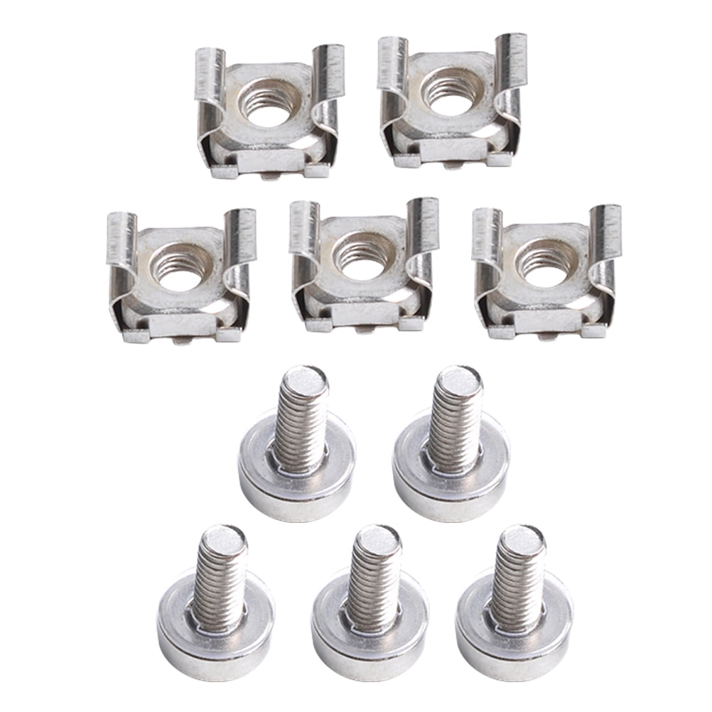 unbranded 2 Set Cage Nuts and Mounting Screw Brad Hole Tee Cam Bolt ...