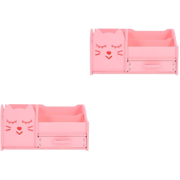 unbranded 2 Sets  Convenient Pencil Holder Office Pencil Organizer Household Desk Organizer Study Accessory