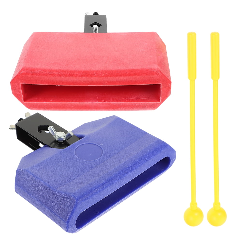FONDOTIN 2 Sets Assorted Color Drum Mounting Brackets with Practice Tips for Home Drum Set Accessories