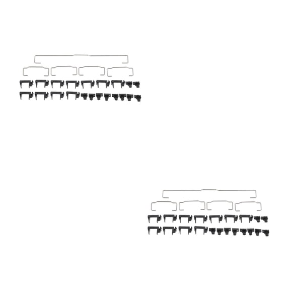 unbranded 2 Sets  Key Stabilizer Kit Stabilizer Bar Stabilizer Insert Computer Accessory