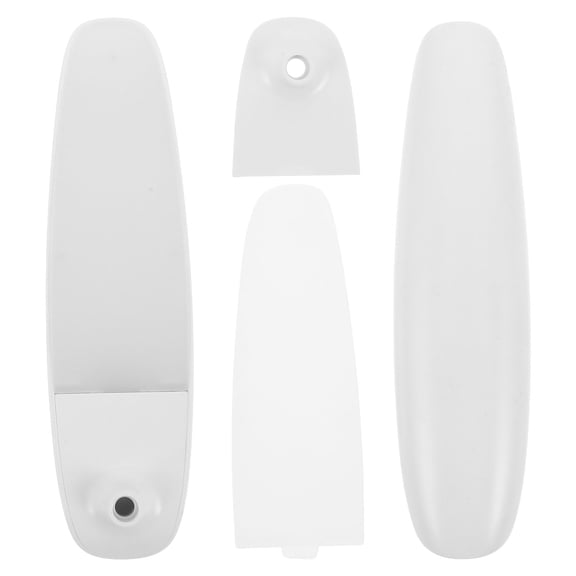 unbranded 2 Sets LED Logos LED Sign Desk Lamp Shell Office 15.00X4.00X1.70CM White