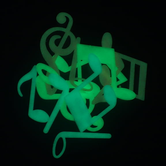 unbranded 2 Sets  Luminous Note Decals Wall Stickers Glowing Music Note Wall Decals