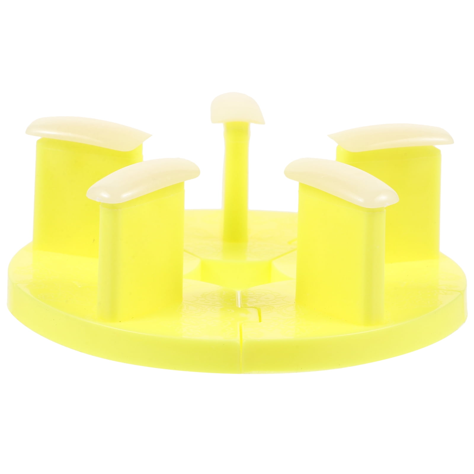 unbranded  2 Sets Nail Stuff for Acrylic Nails Fake Stand Boxes Stickers Yellow