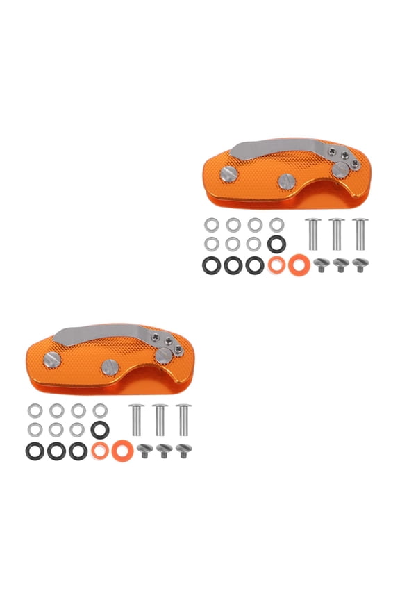 2 Sets Practical Outdoor Key Holder Clip Single-open Outdoor Key Organizing Tool