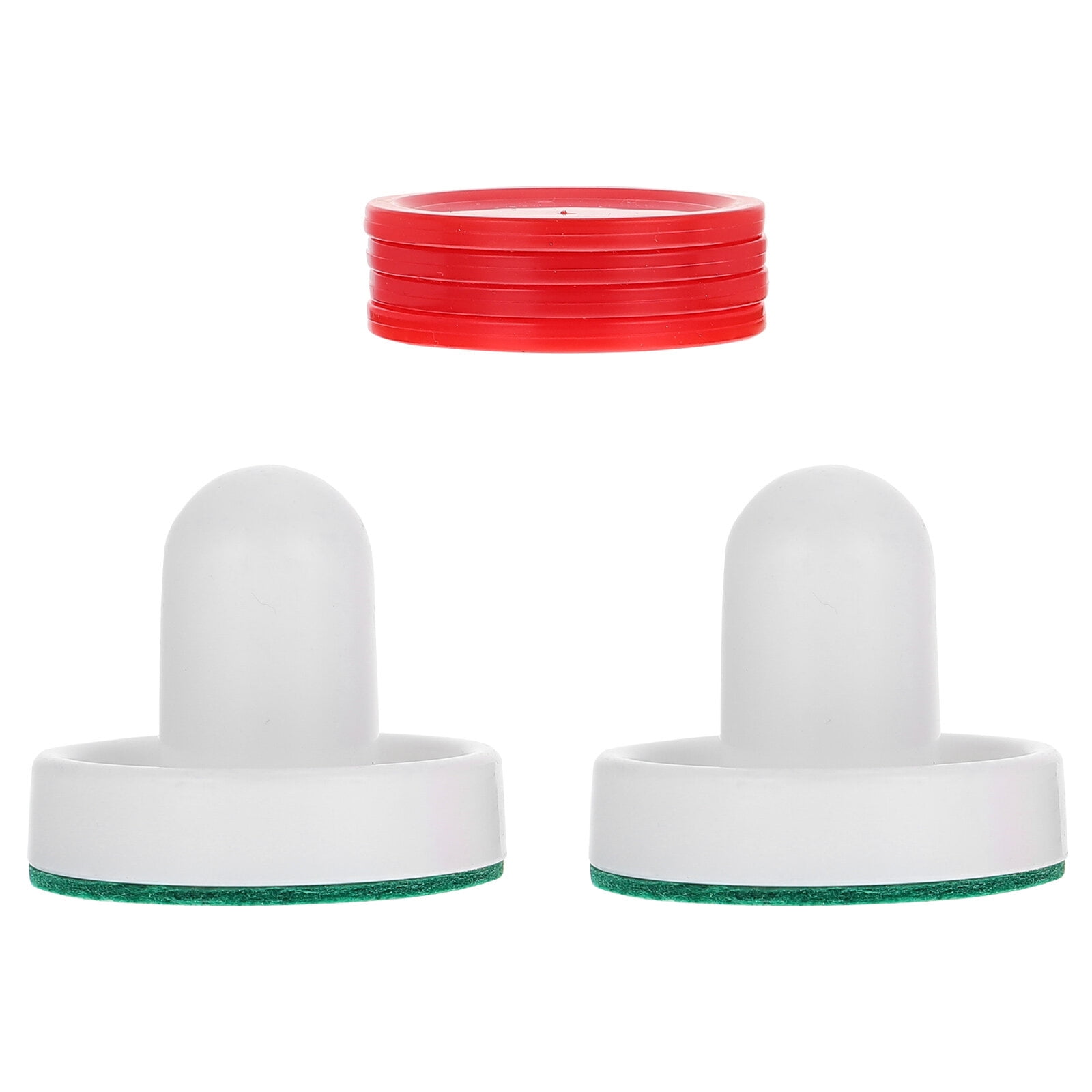 unbranded 2 Sets Sliders Game Ice Hockey Machine Portable Air Hockey Set Office 6X6CM