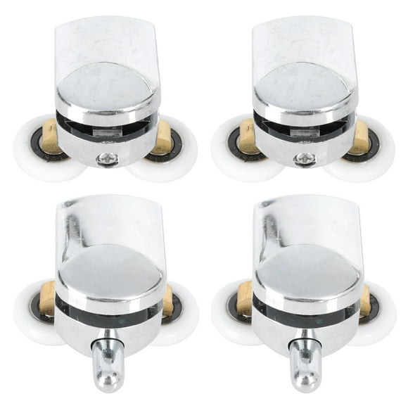 unbranded 2 Sets Upper and Lower Wheels Door Track Roller for Shower Room Glass Door