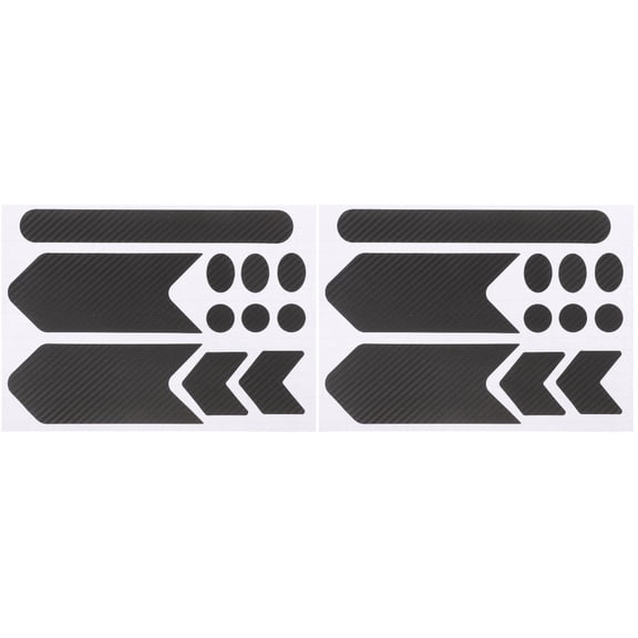 unbranded 2 Sets of Bike Frame Stickers Bike Protective Stickers Bikes Frame Tapes