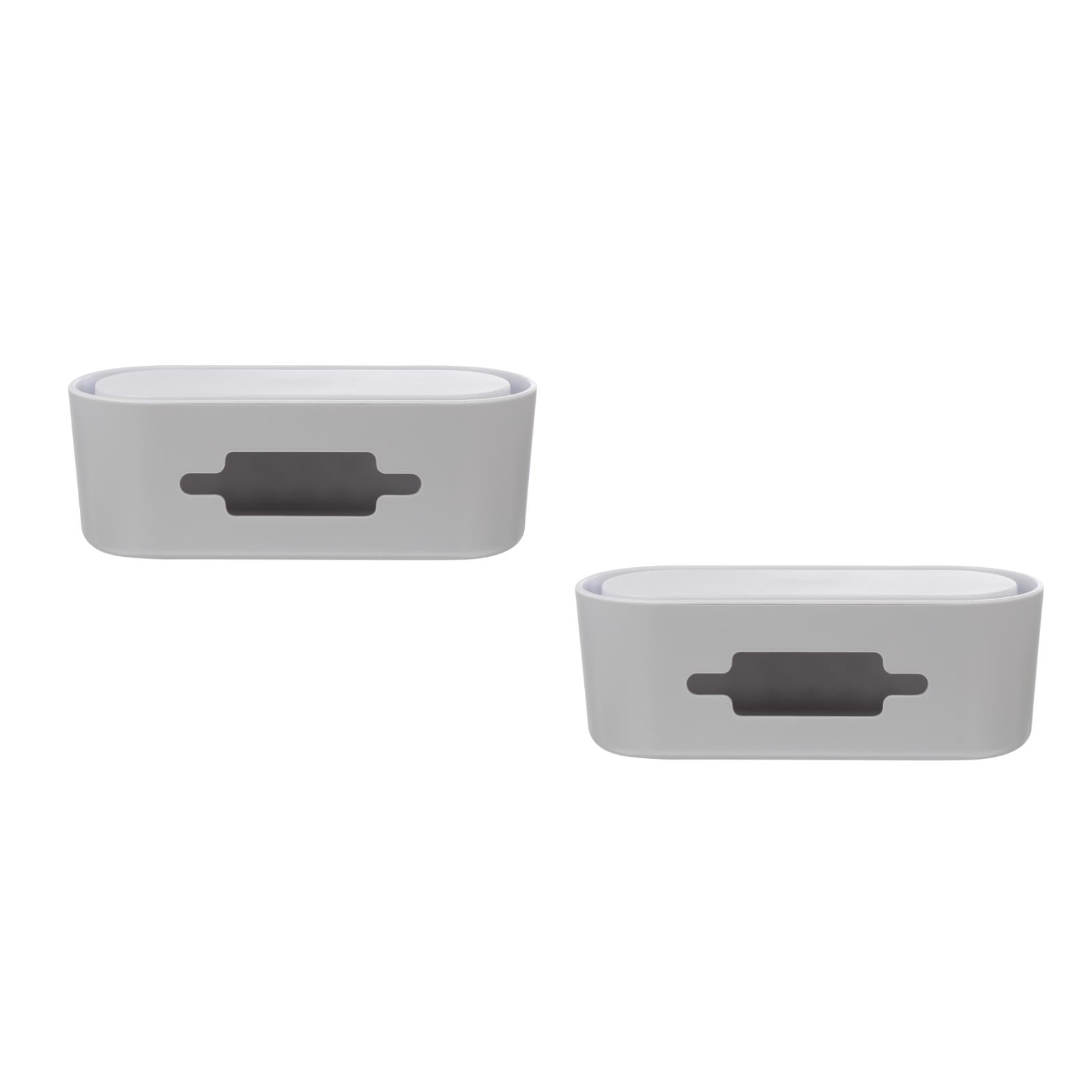 unbranded 2 pcs Convenient Storage Case Simple Desktop Cable Patch ...