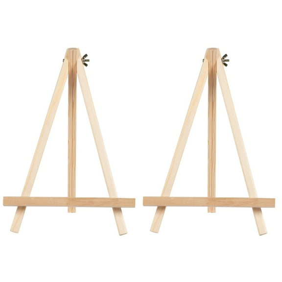 unbranded 2 pcs Drawing Board Stand Mini Wooden Sketch Easel Small Blackboard Support