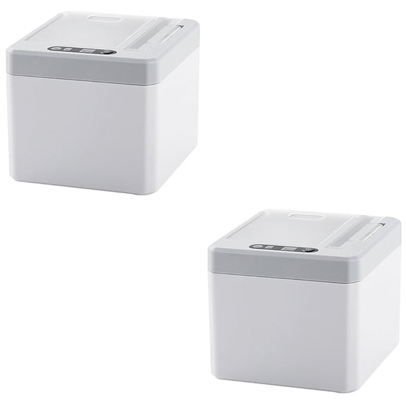 ROMANSENTIAL Intelligent Toothpick Box Grey ABS Auto Dispenser Infrared