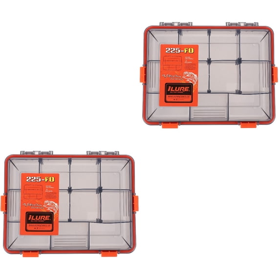 unbranded 2 pcs Multi-functional Fishing Gear Storage Portable Holder Fish Tools Container