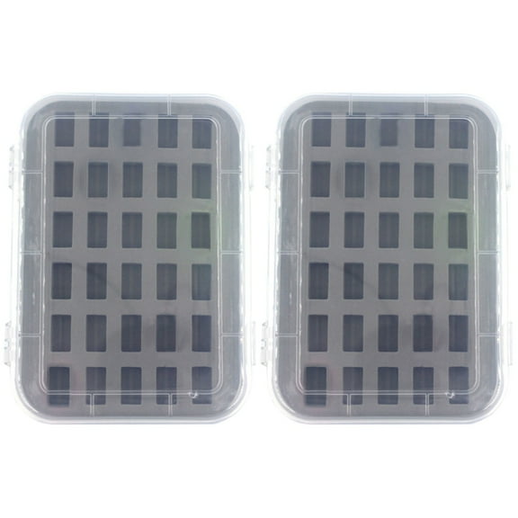 unbranded 2 pcs Plastic Bobbin Holder Sewing Spools Holder Durable Bobbins Fixing Case