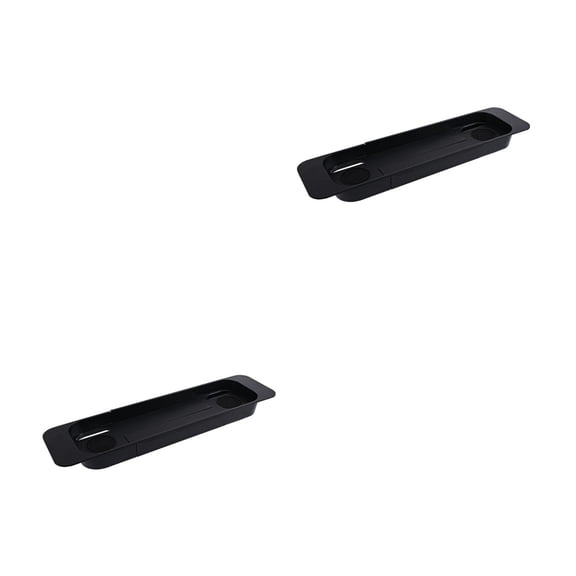 unbranded 2 pcs Telescopic Bathtub Shelf Bathroom Bathtub Serving Tray Plastic Bathtub Rack