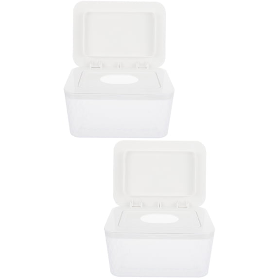 unbranded 2 pcs Wet Paper Napkin Storage Case Storage Holder Multifunctional Tissue Box