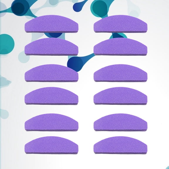 unbranded  20 PCS Sponge Nail File Pedicure Buffing Salon Miss Man Purple
