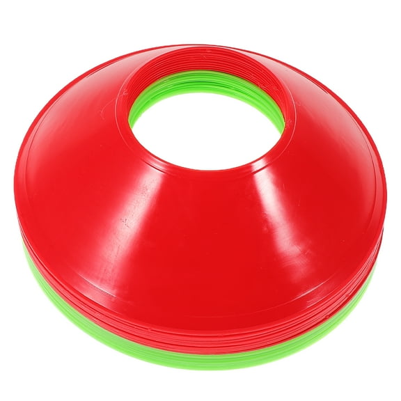 20pcs Agility Training Cones for Soccer, Football & Basketball Practice, Reusable Sports Disc Markers for Drills