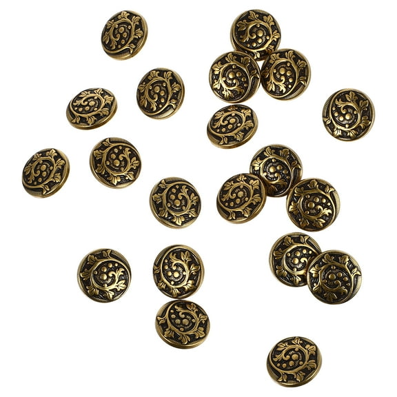 unbranded 20 Pcs Button Golden Buttons Jeans Rivets Elegant Clothing Decorations