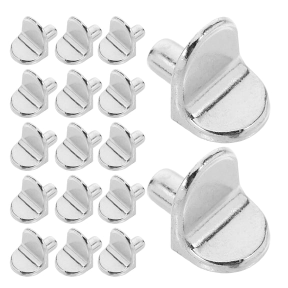 unbranded 20 Pcs Cabinet Glass 1.60X1.20X1.10CM Silver
