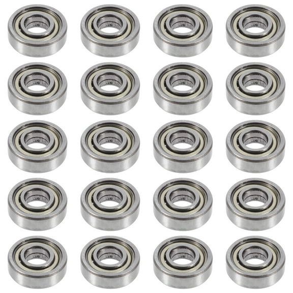 unbranded 20 Pcs Carbon Steel Mini Bearing Miniature Balls Sphere Silver