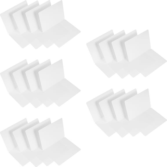 unbranded 20 Pcs Card Stock Mini Envelopes and Cards Greeting Blank White