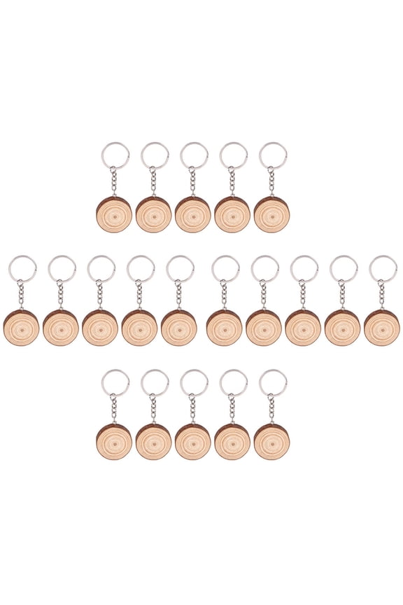 unbranded  20 Pcs Key Ring Hoop Keys Hand-painted Keychain Decorative Keychains Set