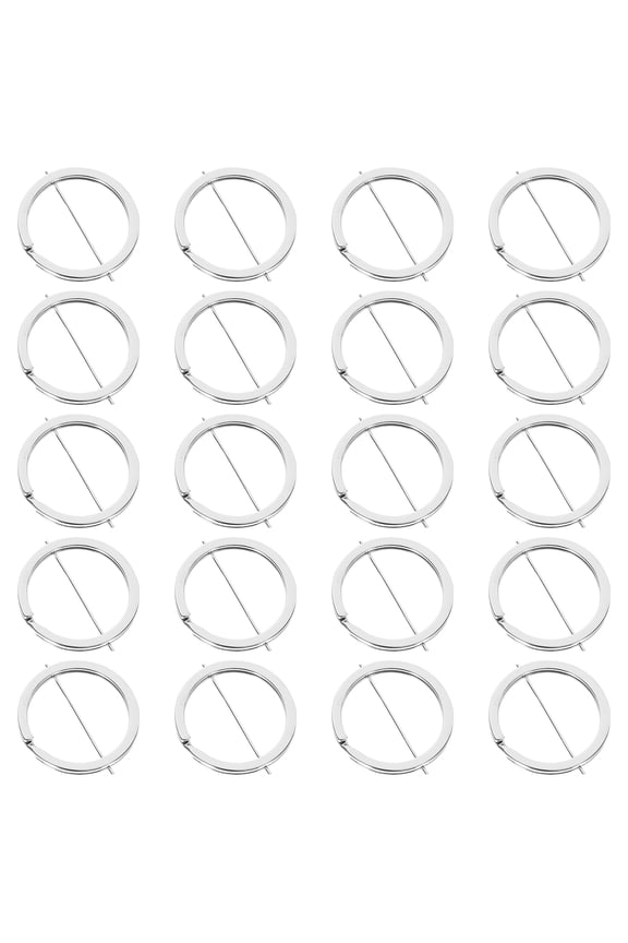 20-Pack Colorful Flat Keychain Connectors for Key , Key Chain Links for Accessories