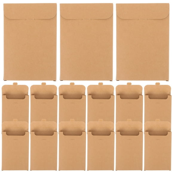 unbranded 20 Pcs Kraft Paper Drawer Postcard Box Gift Picture