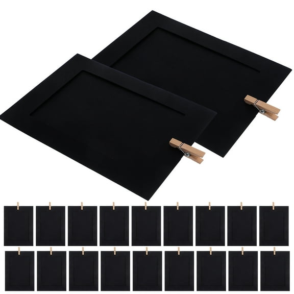 unbranded 20 Pcs Mini Craft Photo Frames Cardboard for Photos Single Display Delicate