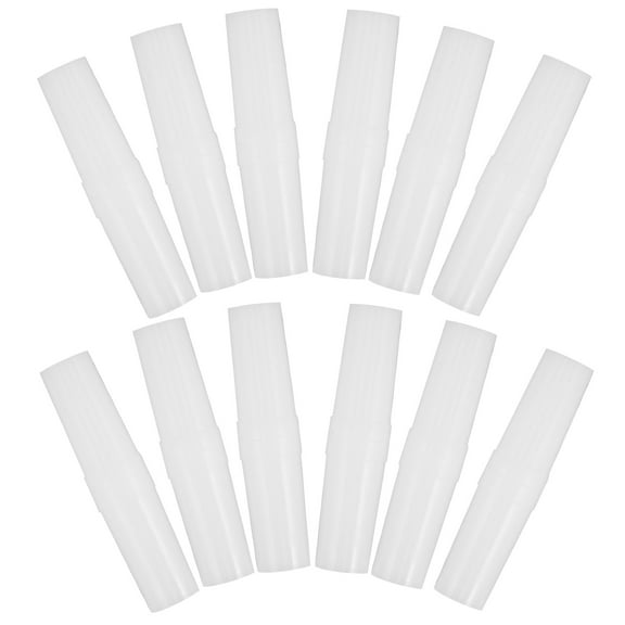 COSMOBETTY Outdoor Pole Adapter Bed Net Rod Connector White Glass Fiber 20pcs