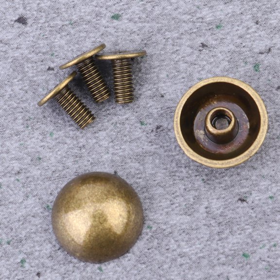 HAMPPLIES Punk Spikes Zinc Alloy Rivet Set 20Pcs 1.2In