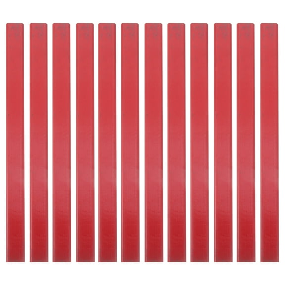 unbranded 20 Pcs Octagonal Woodworking Marking Pencils Lead Bulk Student Red