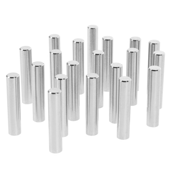 unbranded 20 Pcs Plate Ties Furniture Pins Shelf Pin Furniture Pin 4X0.8X0.8CM Silver
