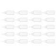 thumbnail image 1 of unbranded 20 Pcs Pour Spray Pointed Bottle Pigment Bottles 12X3.5X3.5CM White, 1 of 8