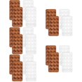 thumbnail image 1 of unbranded 20 Pcs   Silicone Molds Shapes Silicone Chocolate Making Molds Silicone Baking Molds For Candy Fondant Biscuit Dessert, 1 of 8