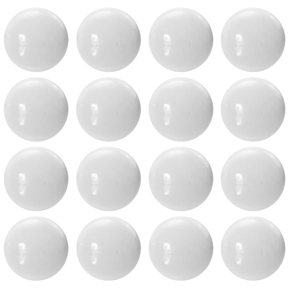 unbranded 20 Pcs Solid Wood Handle Kitchen Cabinets Drawer Knobs White