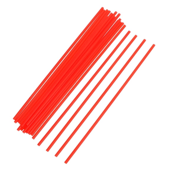 unbranded 20 Pcs Straw Sprays Can Fence Post Toppers British Stickers Red