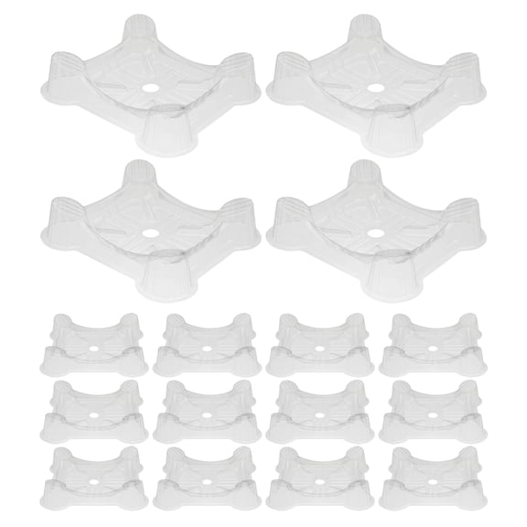 unbranded 20 Pcs Strawberry Plant Support Melon Cradle Tray Transparent