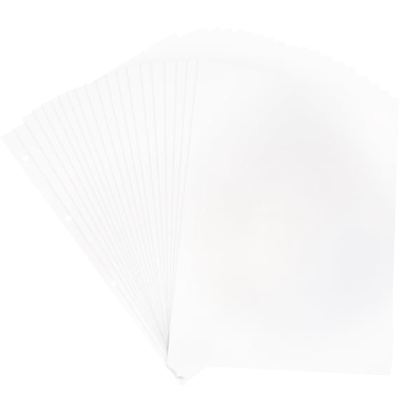 SKISUNO 20Pcs Photo Album Clear Pages Plastic Sleeves for Organizing Photos Postcards