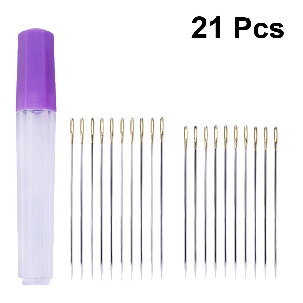unbranded 20 Pcs Twist Beading Needles Threaders Smooth Stitch