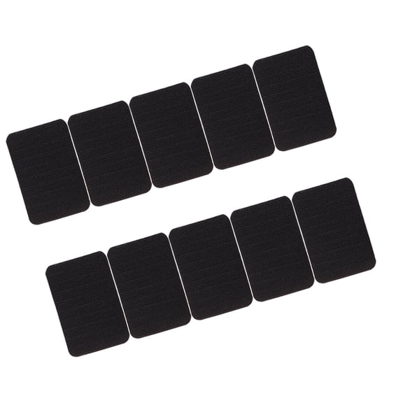 Hytrove Black Rectangular Bed Sheet Stickers 20 Pieces Labels for Home and Office Use