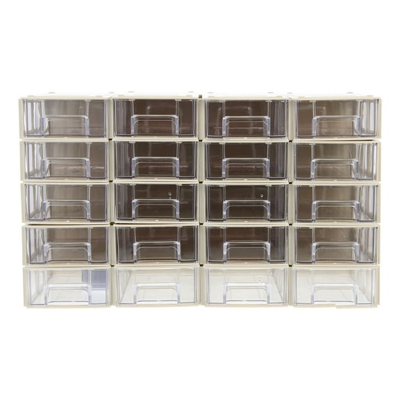 unbranded 20 Sets Plastic Storage Boxes Drawer Type DIY Dividers Boxes Tool Gadget Boxes