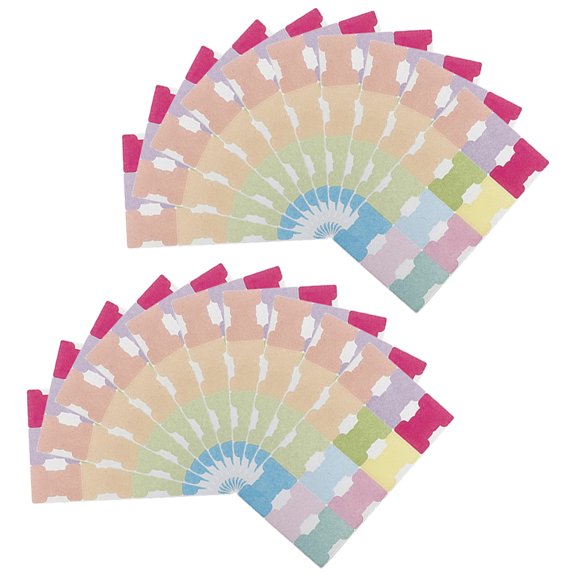 unbranded  20 Sheets Book Markers Sticky Tabs Index Label Portable Binder Page