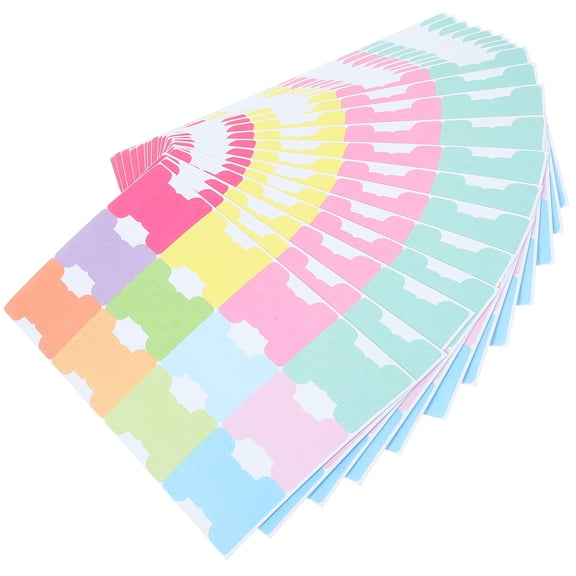 unbranded  20 Sheets Divider Tabs Stick on Index Book for Annotating Books Sticky