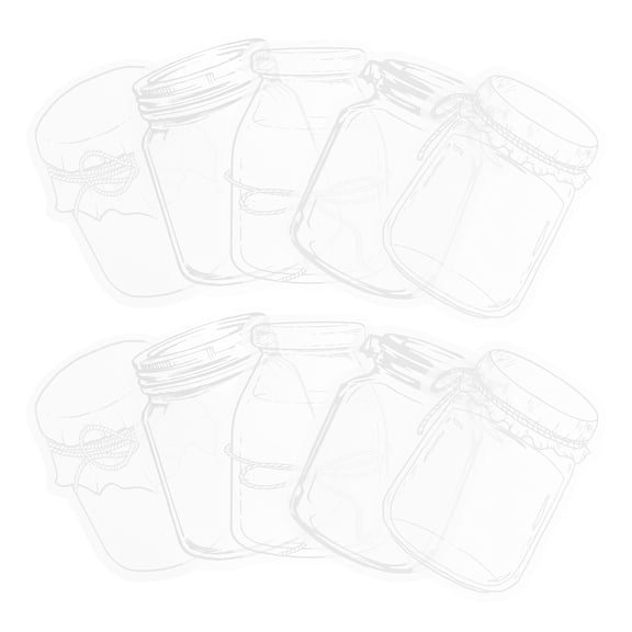 DIY Pressed Flower Bookmarks with Transparent PET Material for Reading Use 20 Sheets