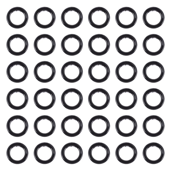 unbranded 200 Pcs Cable Snap Grommets Universal Spigot Extender Bushing Black